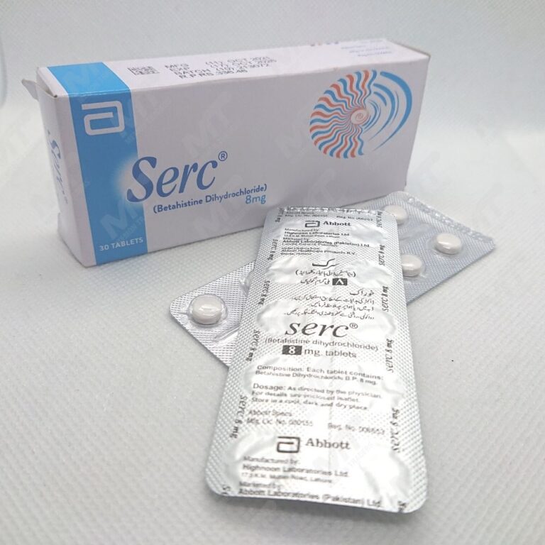 Serc 16mg (betahistine Dihydrochloride) In Pakistan- Memon Traders